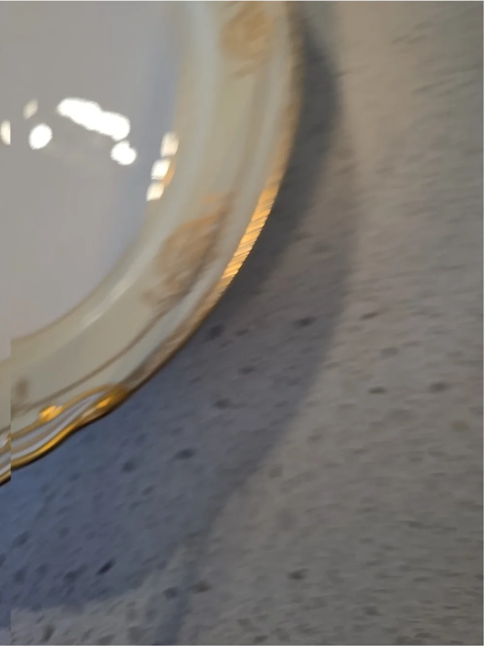 Noritake China Large 16” Serving Dish Oval Platter Penelope Gold & white